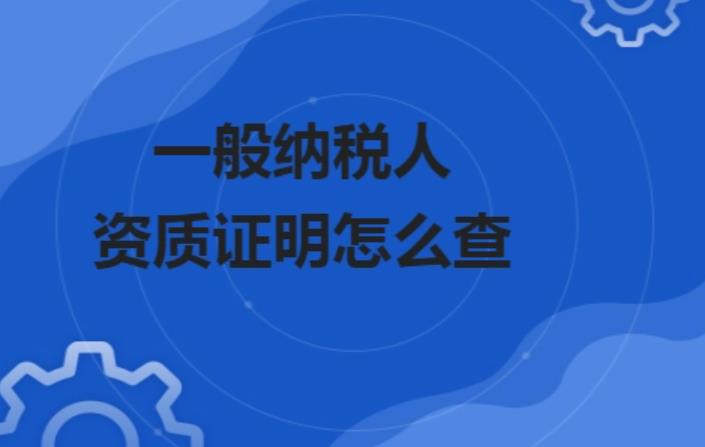 一般纳税人资格需要查询了解什么？