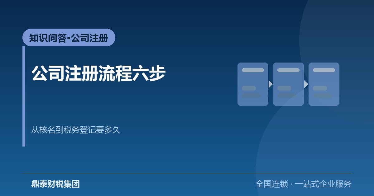 深圳公司注册要多久？公司注册流程六步与常见驳回原因